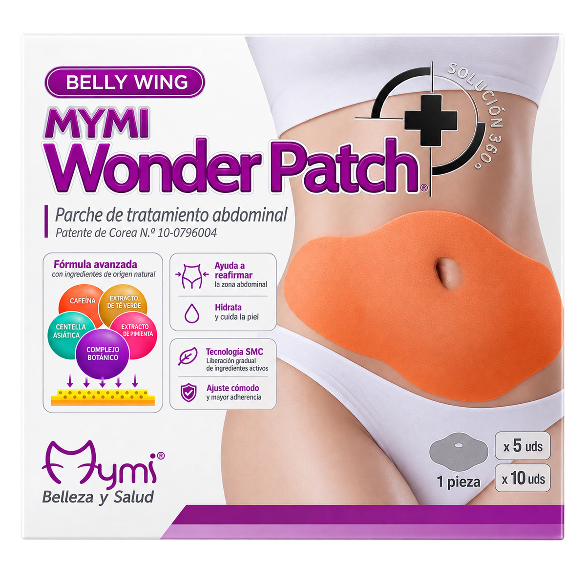 Set 5 Parche Adelgazante del Abdomen